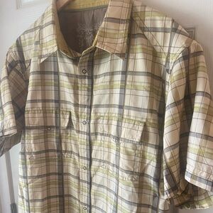 Prana Men’s Snap Front Shirt- Size XL